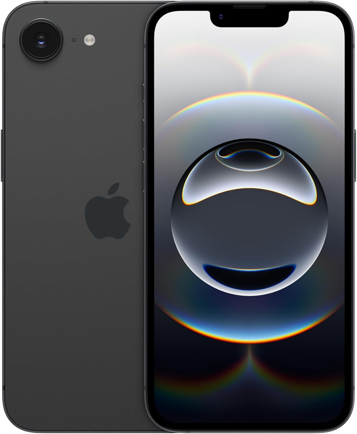 Apple iPhone 16e 128GB: Designed for Apple Intelligence, A18 Chip, Runtime, 48MP Fusion Camera, 6.1-inch Super Retina XDR Display — Black