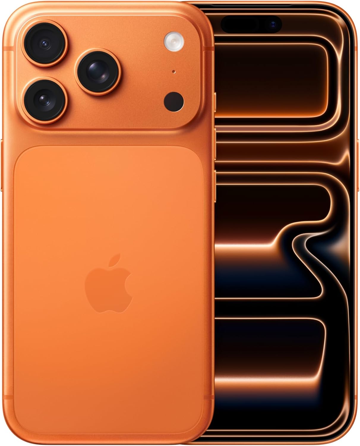 Apple iPhone 17 Pro 256GB: Pantalla de 6,3 pulgadas con Promotion hasta 120Hz, chip A19 Pro, autonomía revolucionaria, Pro Fusion Camera System con Front Center Stage Camera; Naranja Cósmico