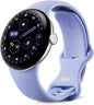 Google Pixel Watch 4 (41 mm) - Android smartwatch with Domed Display, Comprehensive Health and Fitness Tracking and Help from Gemini - Polished Silver Aluminium Case - Iris Active Band - LTE