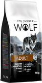 The Hunger of Wolf - Alimento seco para perros adultos con alergias, fórmula delicada sin cereales con salmón y patatas - 14 kg 