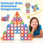 Magnetic Building Blocks - 40pcs Magnetic Blocks for Kids - Magneticc Tiles for 3 4 5 6 7 8 Years Old Boys Girls - Preschool Learning Educational Construction Toys - Christmas Birthday Gift